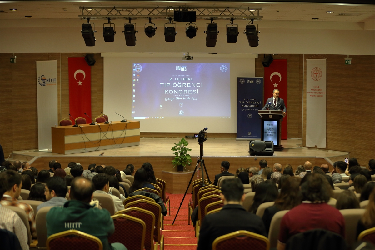 Hitit Üniversitesi 2. Ulusal Tıp Öğrenci Kongresi başladı
