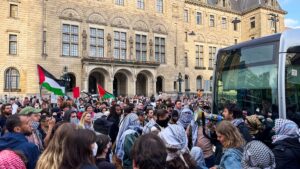 ROTTERDAM (AA) – Hollanda’nın Rotterdam kentinde, İsrail’den yola çıkan ve