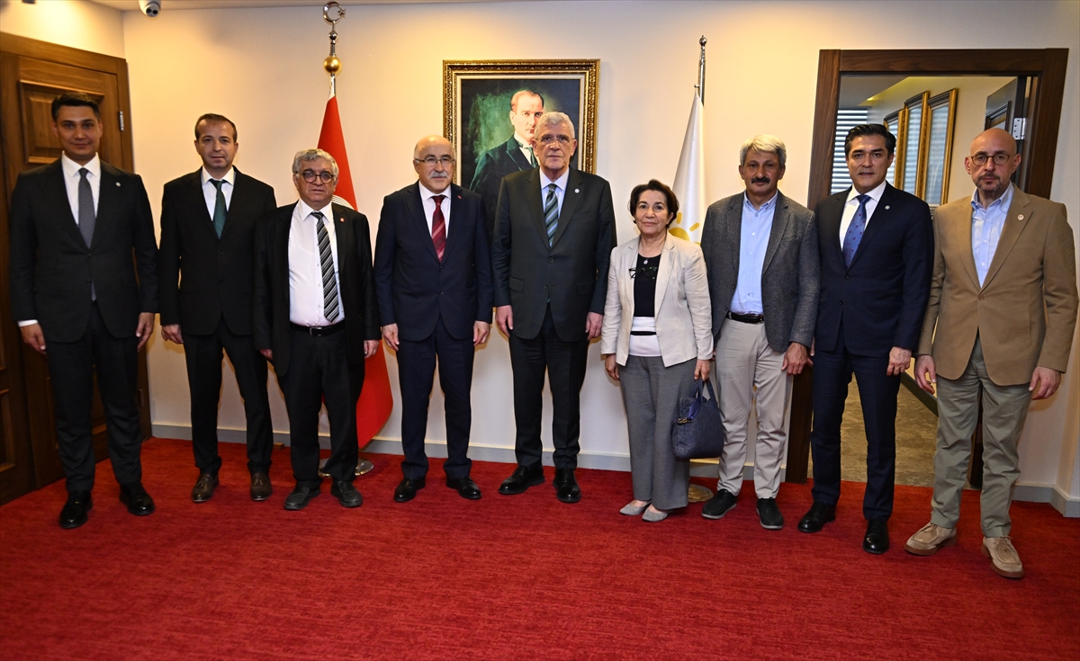 İYİ Parti Genel Başkanı Dervişoğlu, Türk Ocakları Genel Başkanı Öz'ü kabul etti