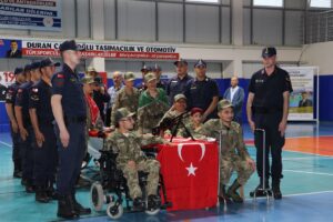 KAHRAMANMARAŞ (AA) – Kahramanmaraş'ın Türkoğlu ilçesinde, "Temsili Askerlik Uygulaması" kapsamında