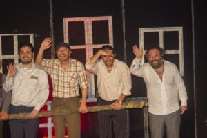 KARS (AA) – Kars'ın Akyaka ilçesinde "Vagon Sahne Projesi" kapsamında