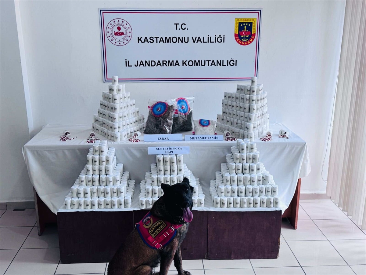 Kastamonu'da uyuşturucu operasyonunda 1 şüpheli tutuklandı