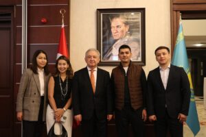 ASTANA (AA) – Kazakistan'ın başkenti Astana'da 19 Mayıs Atatürk'ü Anma,