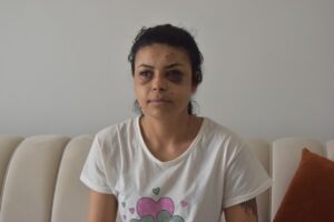 KIRKLARELİ (AA) – Kırklareli'nin Lüleburgaz ilçesinde bir kadın, evinin penceresinden