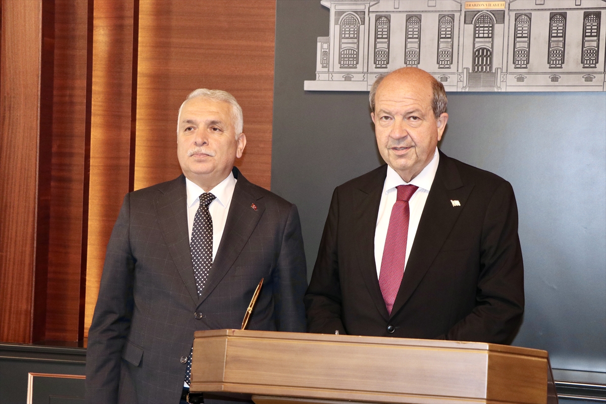 KKTC Cumhurbaşkanı Tatar, Girne Koleji Trabzon Kampüsü'nün açılışında konuştu: