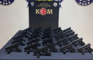 KONYA (AA) – Konya merkezli 2 ilde düzenlenen silah kaçakçılığı