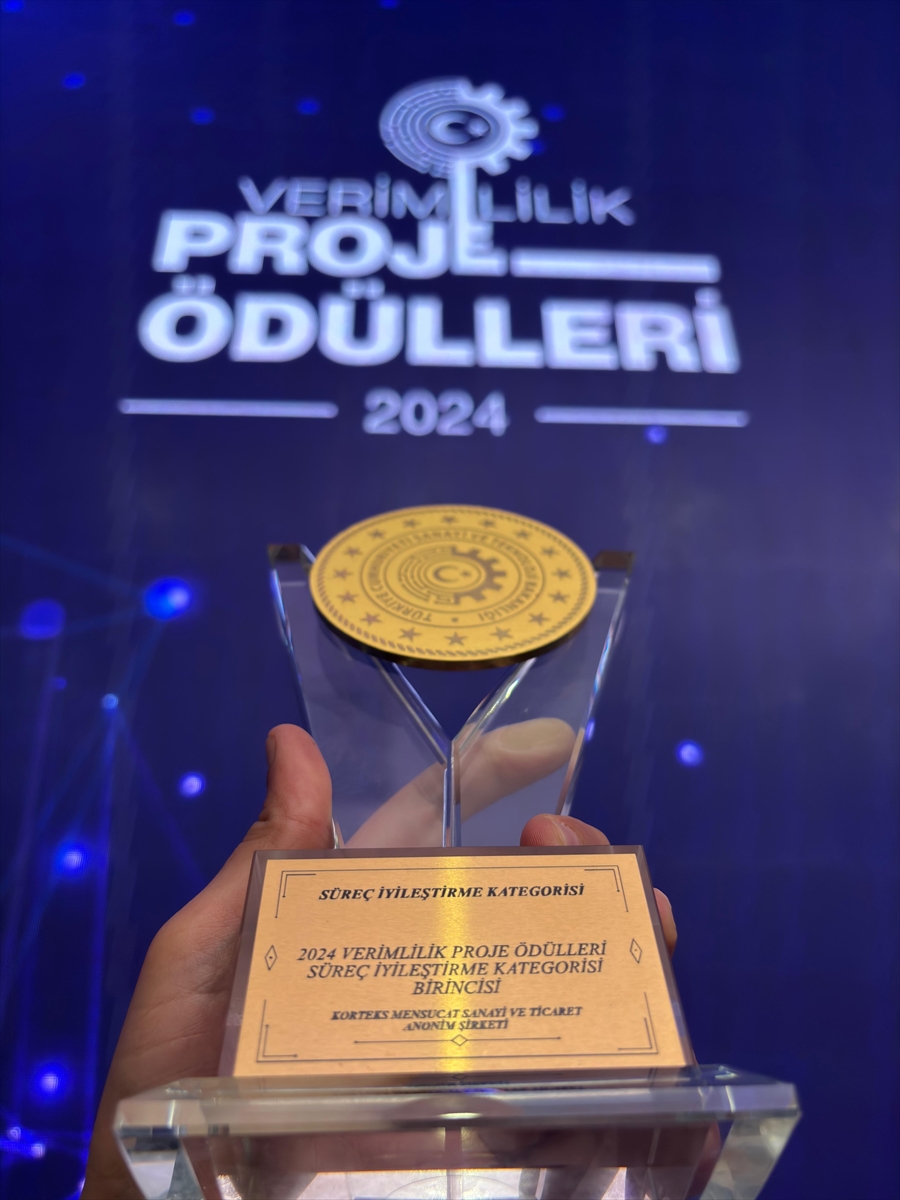 Korteks, Verimlilik Proje Ödüllleri'nde “Süreç İyileştirme” kategorisinde birinci oldu
