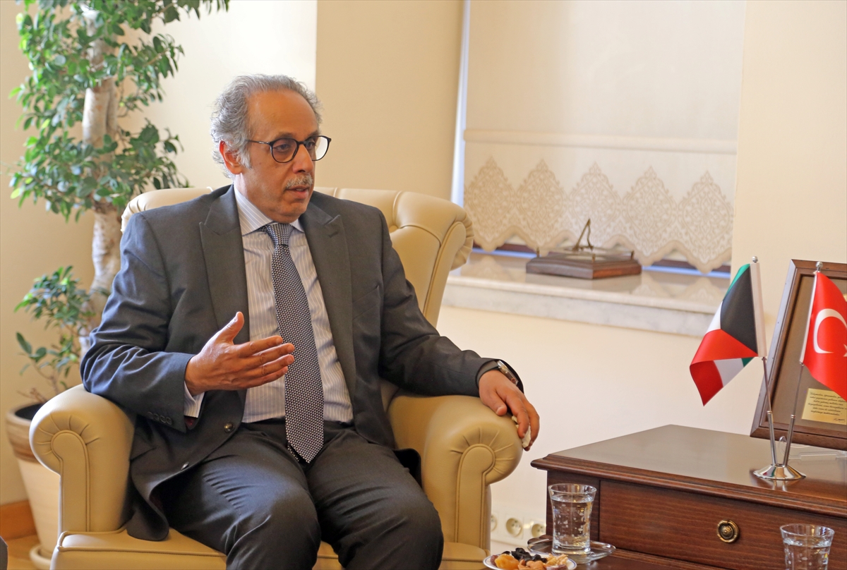 Kuveyt'in Ankara Büyükelçisi Adwani, Muğla Büyükşehir Belediye Başkanı Aras'ı ziyaret etti