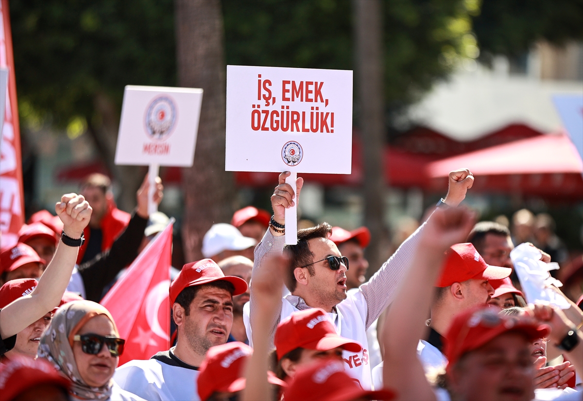 Adana, Mersin ve Hatay'da 1 Mayıs Emek ve Dayanışma Günü kutlandı