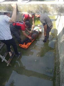 MERSİN (AA) – Mersin'in Toroslar ilçesinde sulama kanalına düşen kişi