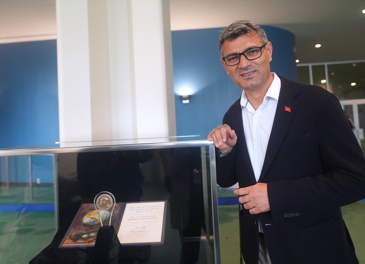 Milli sporcular BM Genel Merkezi'ni ziyaret etti