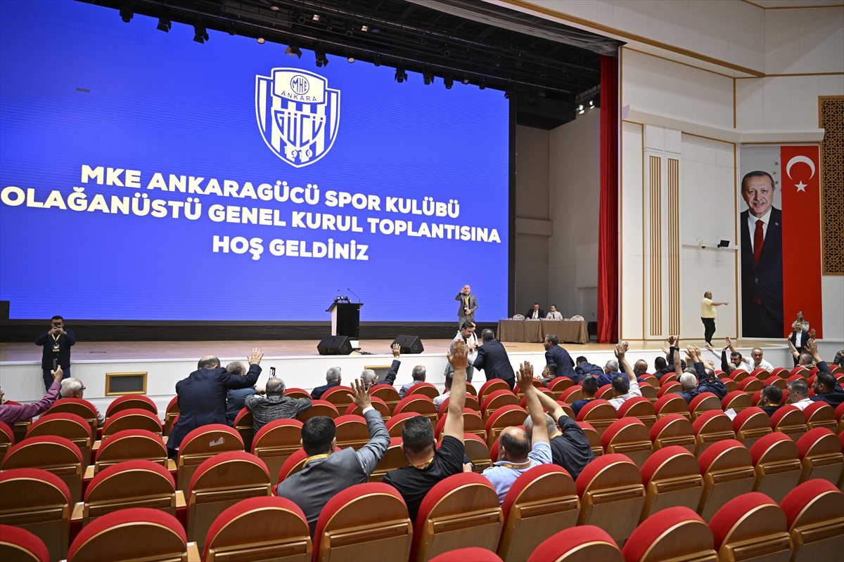 MKE Ankaragücü Spor Kulübünün yeni başkan Gazi Ercüment Tekin oldu