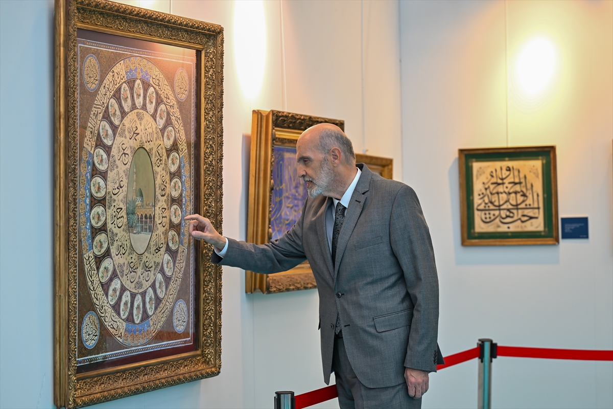 Osmanlı ve modern dönem hatlarının eserleri başkentte sanatseverlerle buluştu