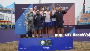 BALIKESİR (AA) – Plaj voleybolu,nda Nations Cup Preliminary Round Balıkesir