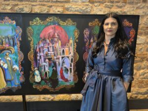 İSTANBUL (AA) – Ressam Sinem Kurt'un eserlerinin yer aldığı "Boyutlar