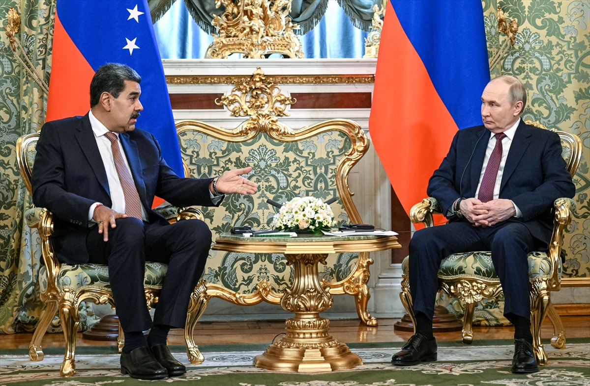 Rusya Devlet Başkanı Putin, Venezuela Devlet Başkanı Maduro ile görüştü