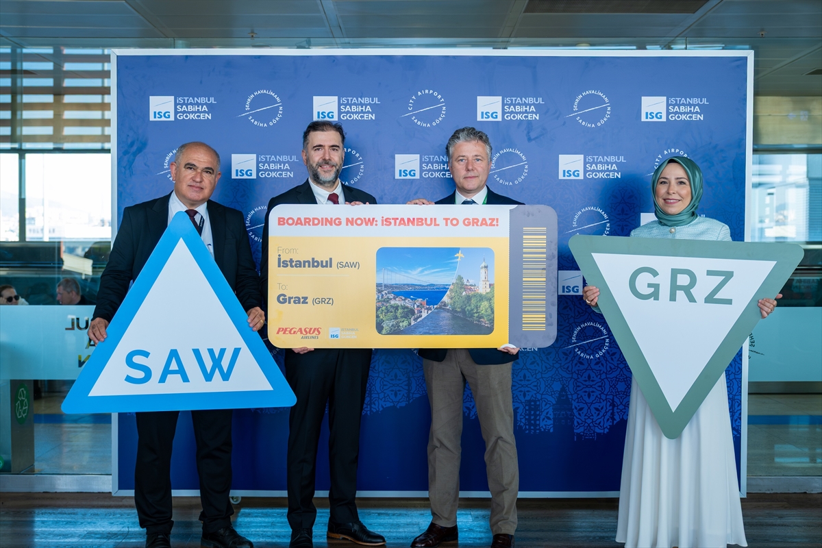 Sabiha Gökçen Havalimanı'ndan Graz'a direkt uçuşlar başladı