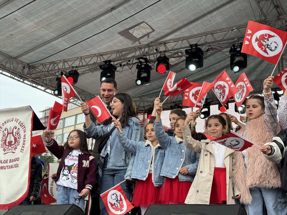 Samsun'da askeri bando konser verdi