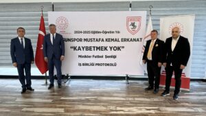 SAMSUN (AA) – Samsunspor Kulübü ile İl Milli Eğitim Müdürlüğü