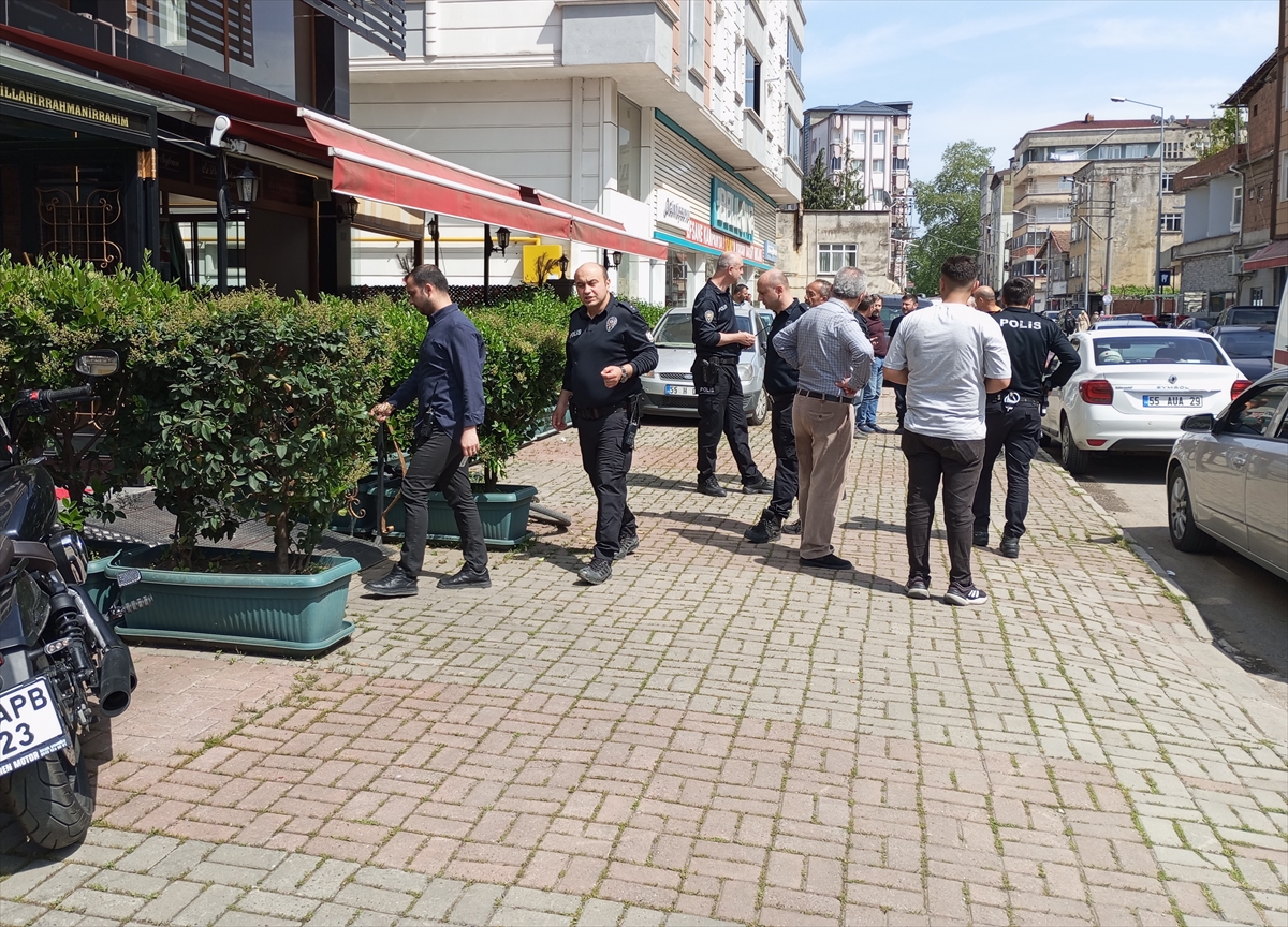 Samsun'da işyerine düzenlenen silahlı saldırıda 1 kişi yaralandı