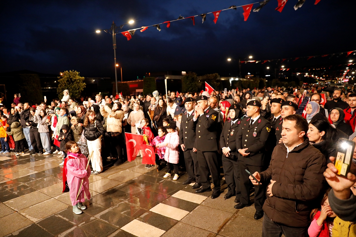 Samsun'da Jandarma Bando Komutanlığı Mehteran Birliği gösteri sundu