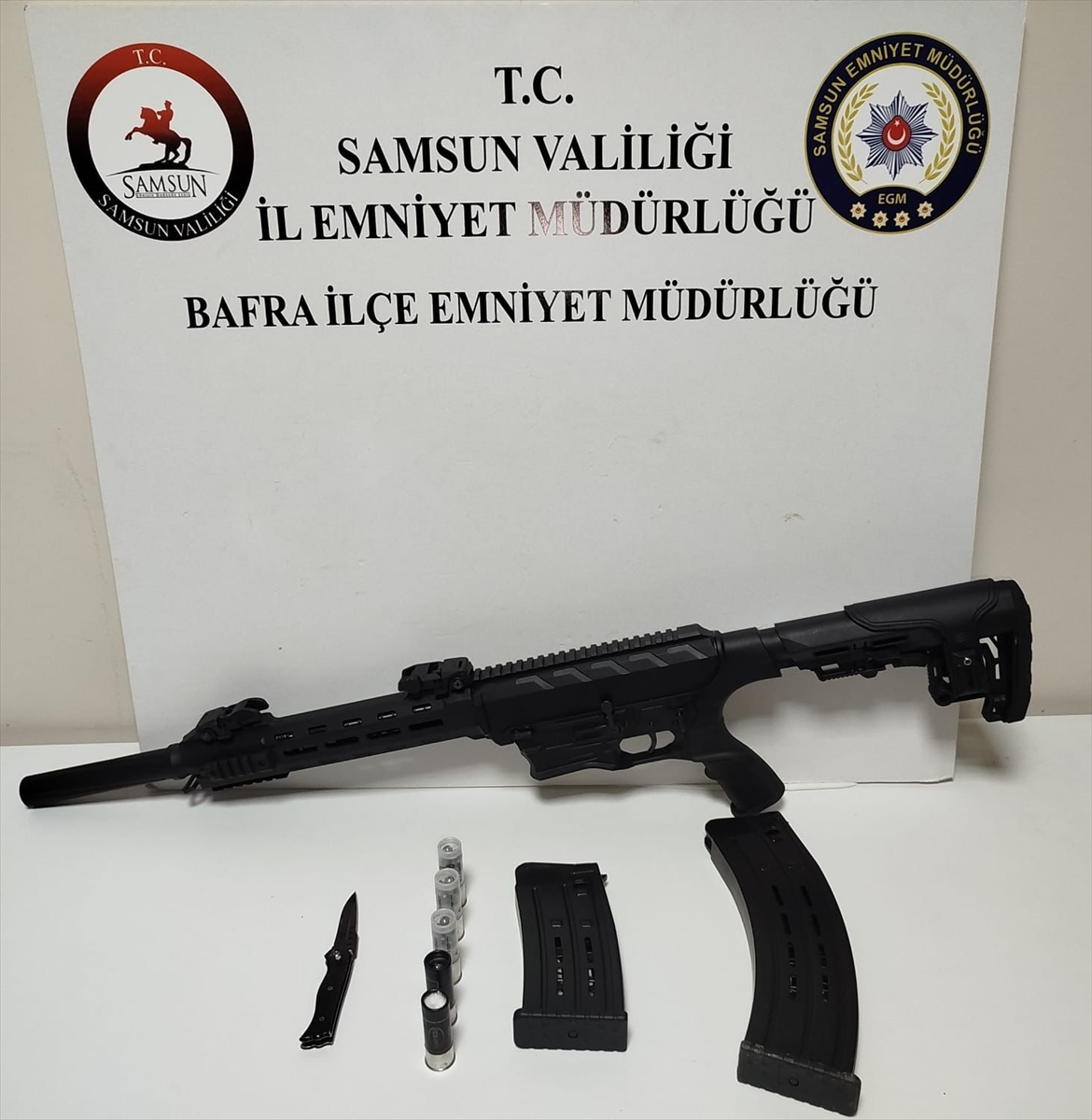 Samsun'da silahlı tehdit ve darp olayında 3 şüpheli yakalandı