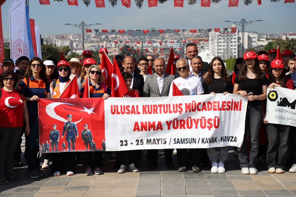 Samsun'da Ulusal Kurtuluş Mücadelesi 15. Anma Yürüyüşü yapıldı