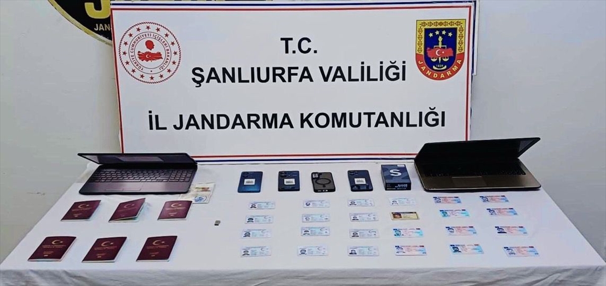Şanlıurfa'da sahte sürücü belgesi düzenlediği iddiasıyla 4 şüpheli yakalandı