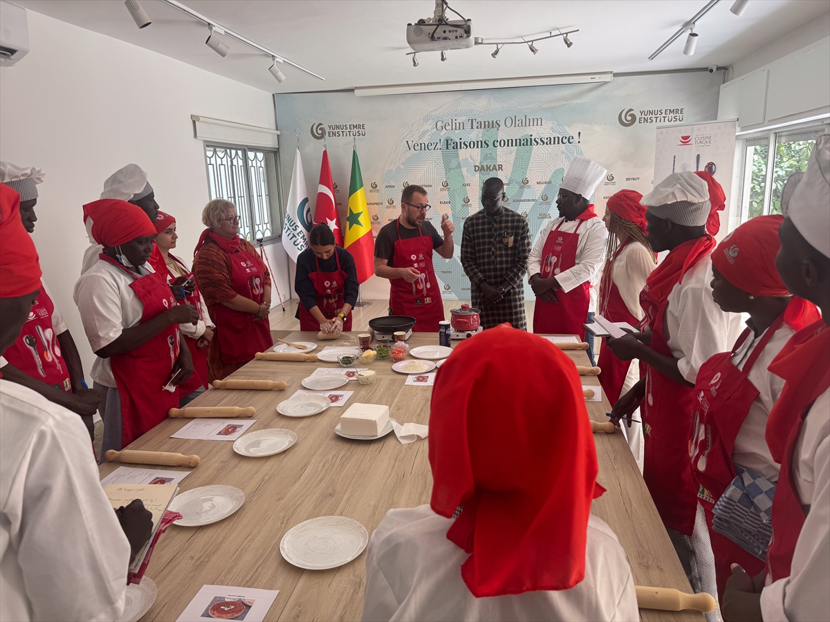 Senegal'de aşçılık okulu öğrencileri Kayseri yağlaması yaptı