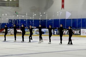 SAMSUN (AA) – Türkiye Buz Pateni Federasyonunca düzenlenen Senkronize Buz