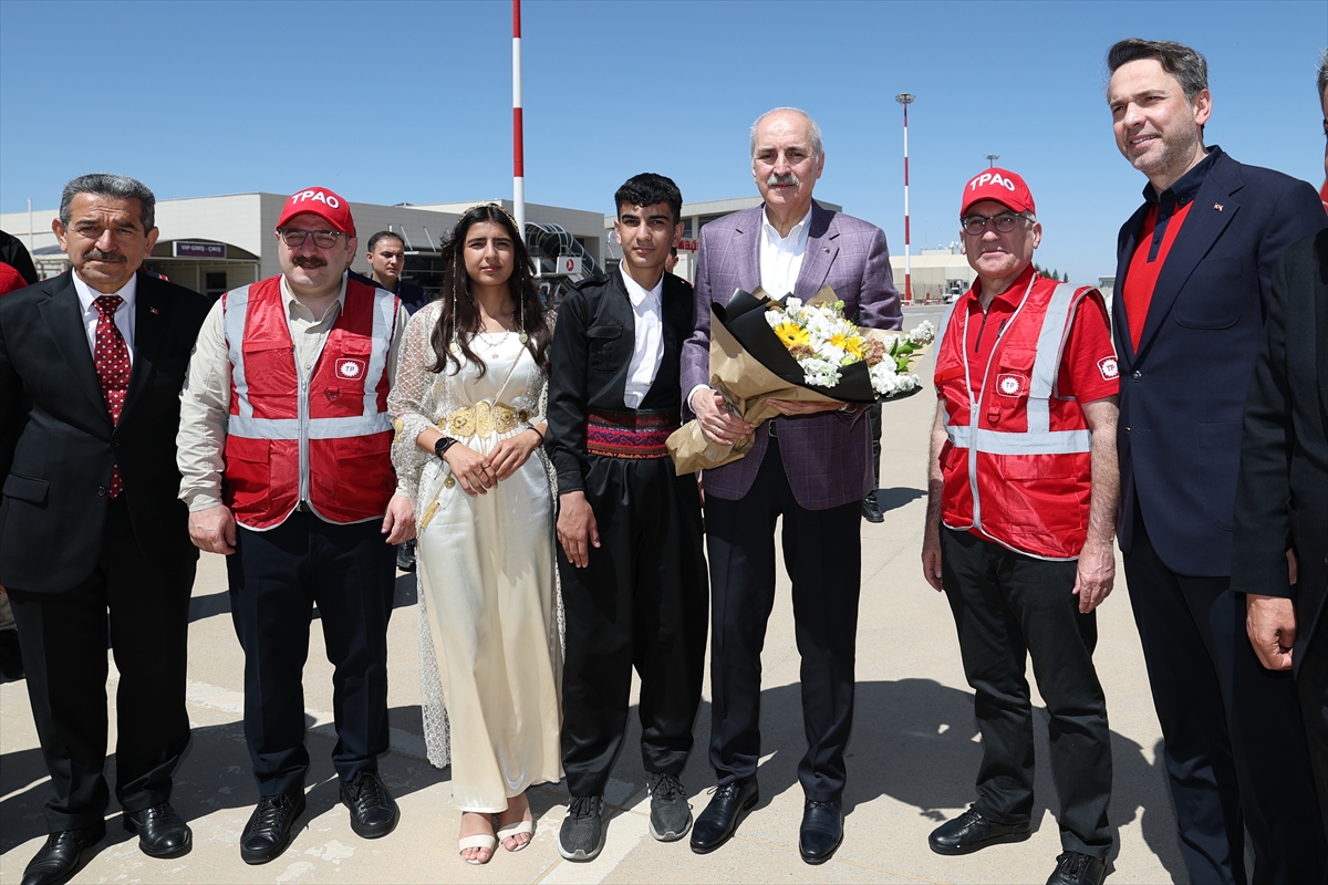 TBMM Başkanı Kurtulmuş, Gabar Dağı'nda gençlerle kortej yürüyüşüne katıldı: