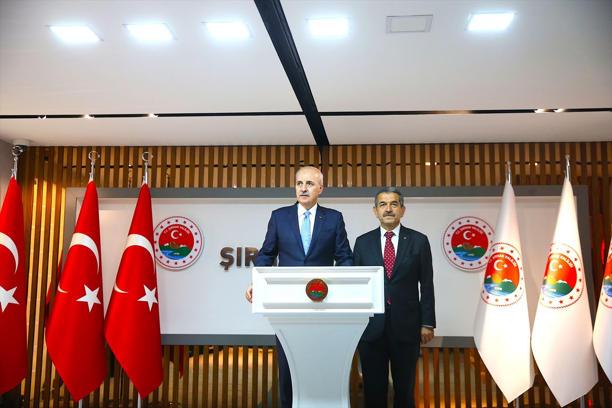 TBMM Başkanı Kurtulmuş, Şırnak'ta valiliği ve belediyeyi ziyaret etti