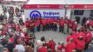 - "AA, TEKNOFEST'in ilk yılından itibaren organizasyonun hayata geçmesinde çok