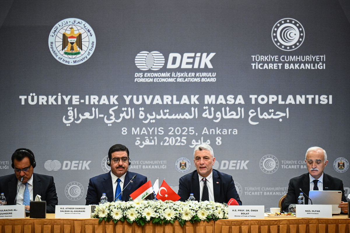 Ticaret Bakanı Bolat, Türkiye-Irak Yuvarlak Masa Toplantısı'nda konuştu: