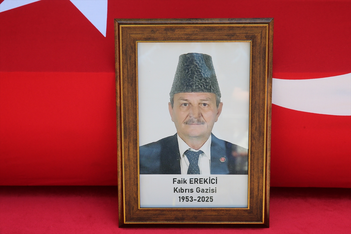 Tokat'ta vefat eden Kıbrıs gazisi son yolculuğuna uğurlandı