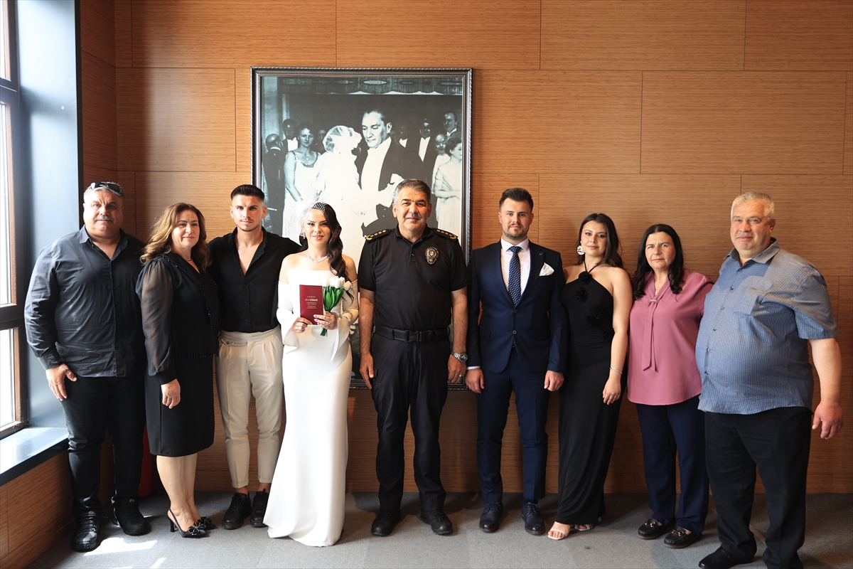 Trakya'da nikah dairelerinde “25.05.2025” yoğunluğu yaşandı