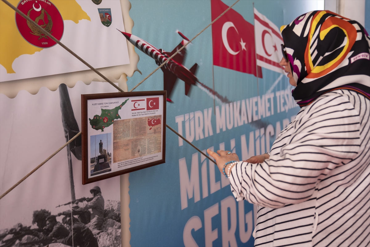 Türk Mukavemet Teşkilatı'nın sergi alanı TEKNOFEST KKTC ziyaretçilerini tarihle buluşturuyor