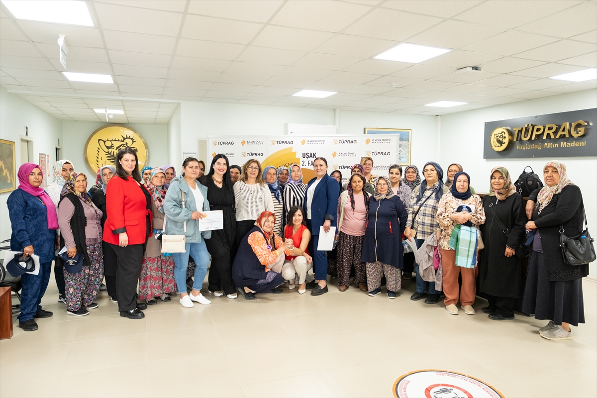 Üreten Kadınlar Güçlü Yarınlar projesinin ikinci fazı Uşak'ta başladı