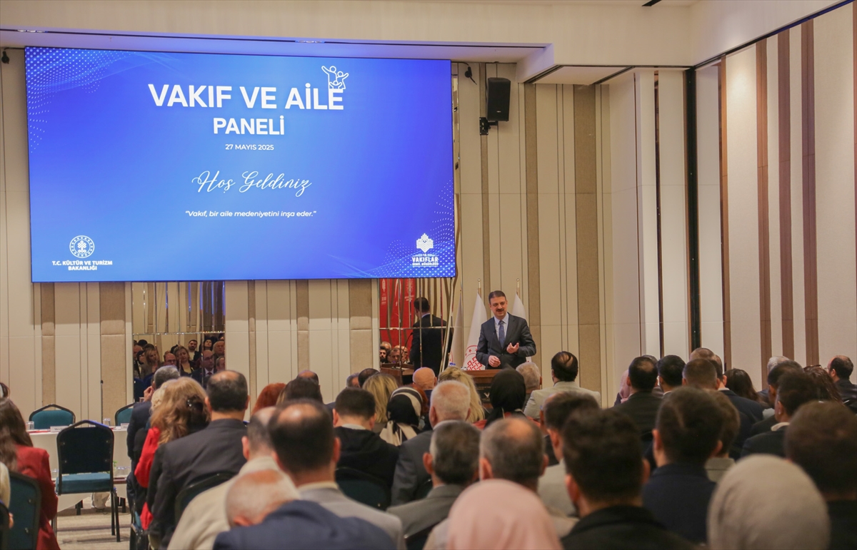 Vakıflar Genel Müdürlüğünce “Vakıf ve Aile” paneli düzenlendi