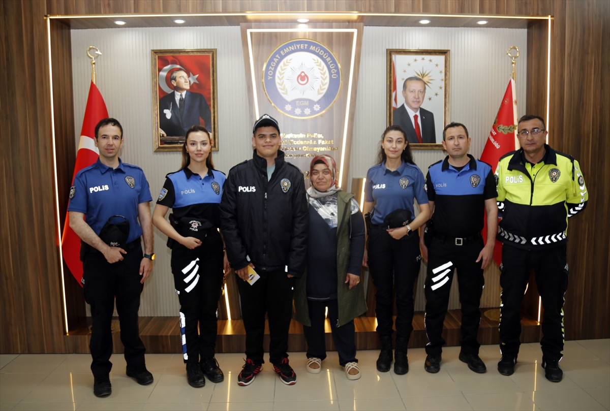 Yozgat'ta otizmli çocuğun polislik hayali gerçekleştirildi