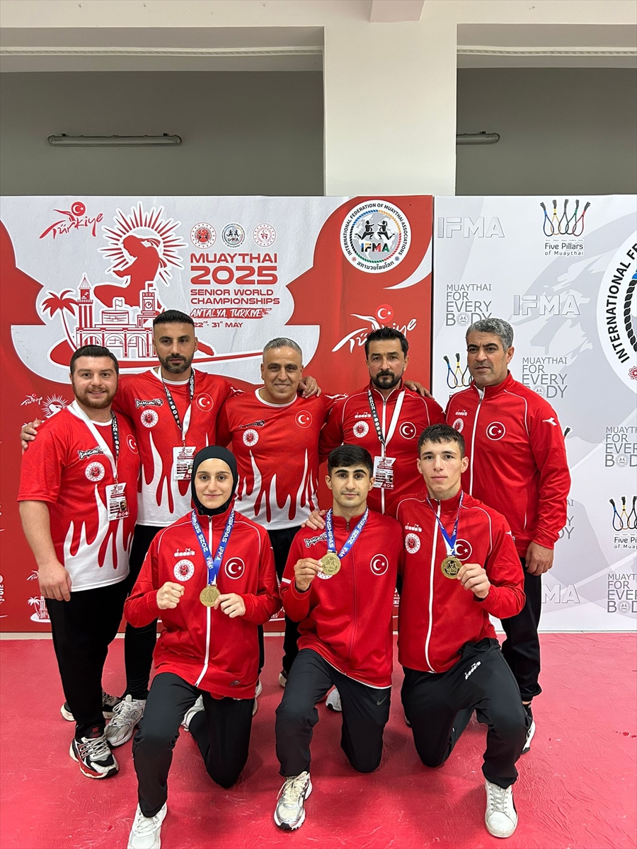 23 Yaş Altı ve Elit Büyükler Muaythai Dünya Şampiyonası Antalya'da sona erdi