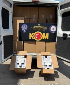 ADANA (AA) – Adana'da 6 milyon 500 bin makaron (filtreli