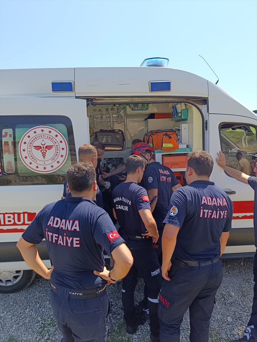 Adana'da yangın söndürme uçağı düştü, 2 pilot yaralandı