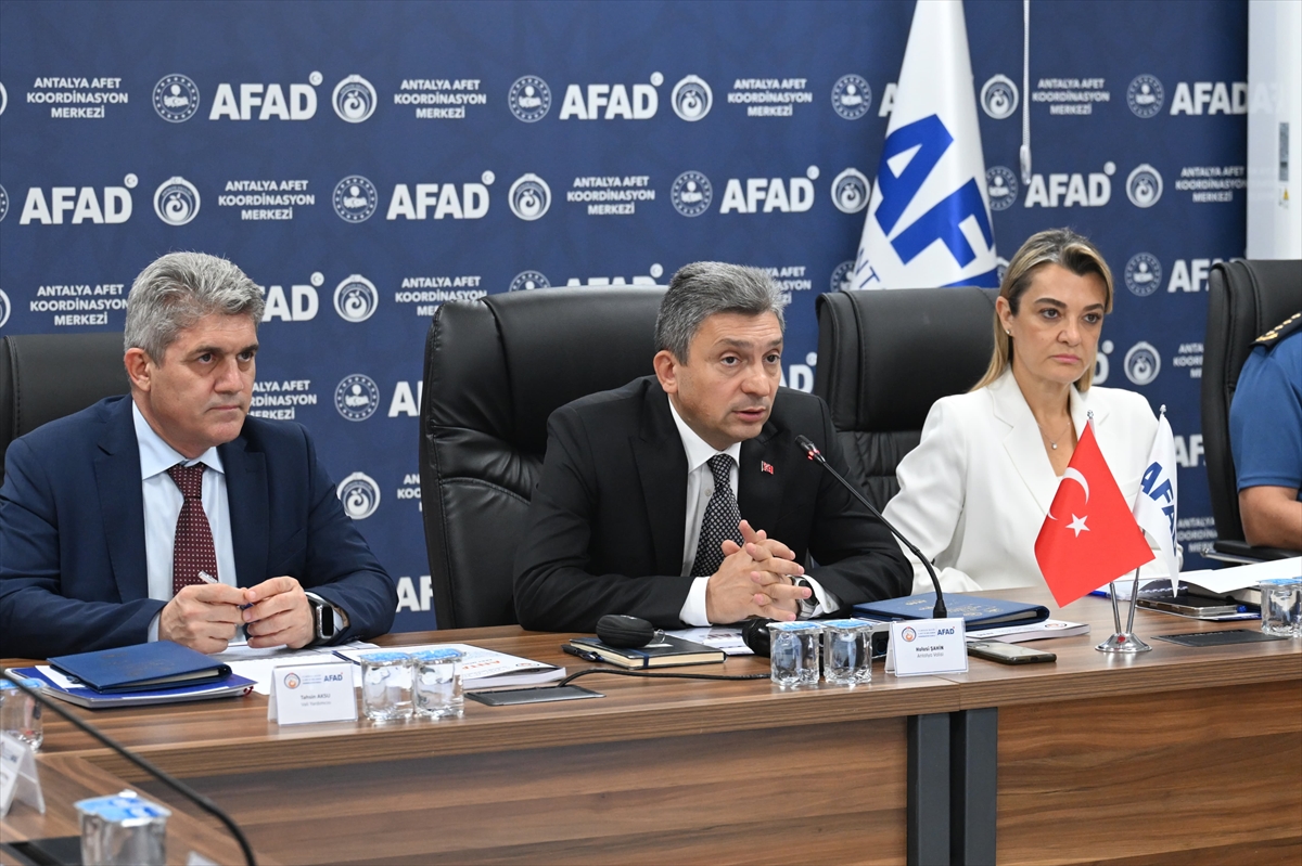 Antalya'da İl Afet ve Acil Durum Koordinasyon Kurulu Toplantısı yapıldı