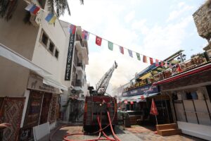 ANTALYA (AA) – Antalya'nın Muratpaşa ilçesindeki tarihi Kaleiçi'ndeki bir otelde