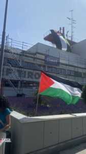 VİYANA (AA) – Avusturya’da Filistin destekçileri, kamu yayıncı kuruluşu ORF’nin