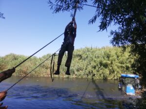 AYDIN (AA) – Aydın'da traktörüyle geçmek istediği Büyük Menderes Nehri'nde
