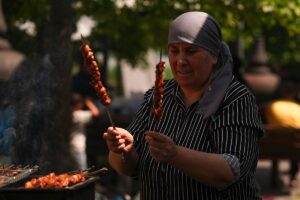 ANKARA (AA) – Kurban Bayramı tatilini Ankara'da geçirenler, güzel havayı