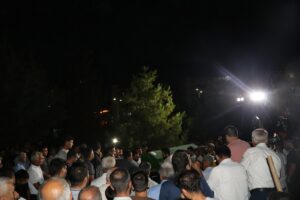 BATMAN (AA) – Batman'ın Sason ilçesinde bilirkişi heyetini taşıyan aracın