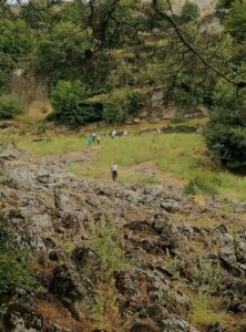 BURDUR (AA) – Burdur'un Bucak ilçesinde kayalıklardan düşen kadın yaşamını